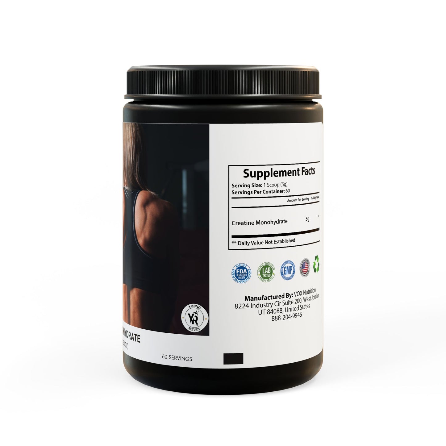 Creatine Monohydrate Supplement (300g, 10.58oz)